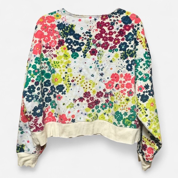 Champion Cropped Floral Crewneck Sweatshirt - Picture 2 of 8